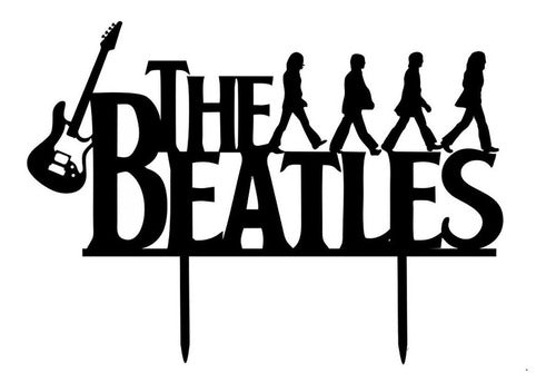 Cake Topper Adorno Torta - The Beatles 0