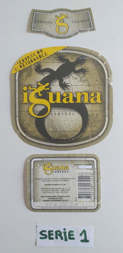 Cerveza Iguana 7 Juegos Etiquetas Diferentes 2004a2023 (570) 0