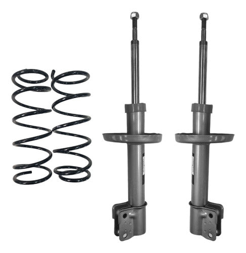 Kit 2 Shock Absorbers + 2 Front Springs Corsa 1.4 0