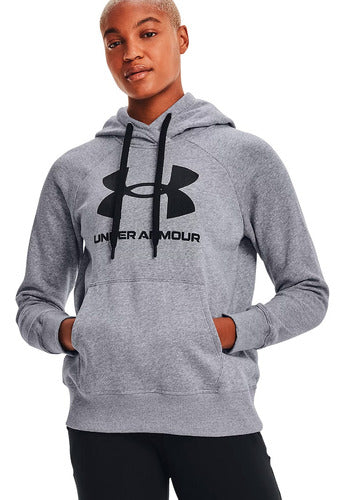 Under Armour Buzo Rival Fleece Logo Hoodie W - 1356318035 1