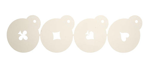 Designer Stencils Plantillas De Diseño Card Suit Cupcake Y Cookie Stencils 0