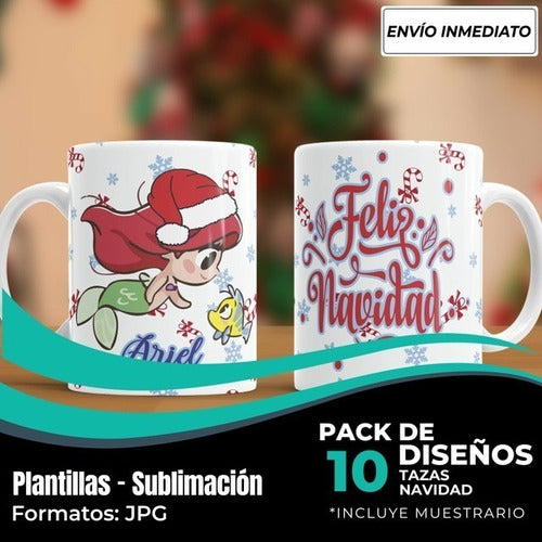 PLANTILLAS Designs for Christmas Mug Sublimation M87 1