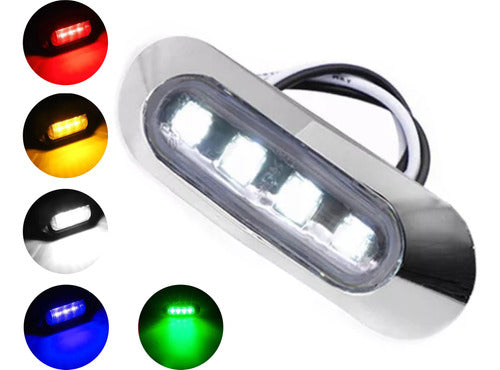 Mixparts Led Courtesy Lights Boat - Cree Led Metal 12 24V White 0