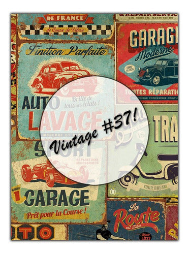 Genérica Vintage #37! Self-Adhesive Decoupage Sheet 30 X 42 Cm 0