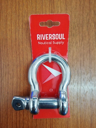 Riversoul Grillete Corazón 10 Mm Acero Inox. Náutico !!! 1