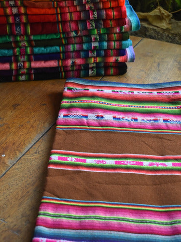 Pack of 3 Norteño Aguayo Blankets Estrella 1.20 x 1.20 25