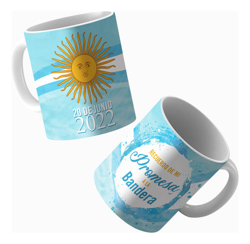 ElpaisaCreaciones Promesa A La Bandera Tazas Plásticas Con Nombre Souvenirs 0