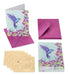 Papyrus Purple Hummingbird Blank Cards with Envelopes (14 Units) 1