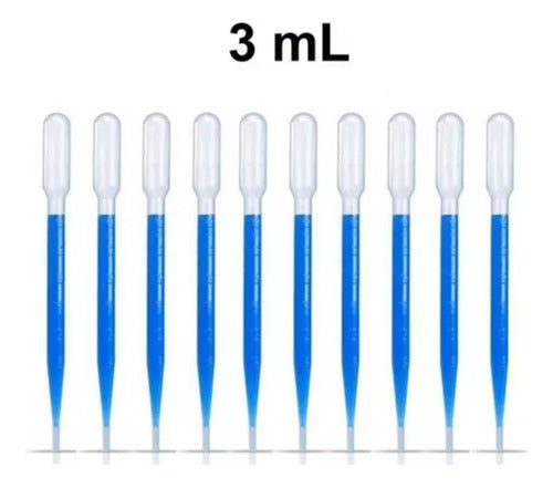 Kit Pipeta Pasteur 3ml + Copo Becker + Bastão De Vidro Promo 2