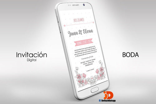 Invitacion Digital Boda Casamiento Whatsapp 2