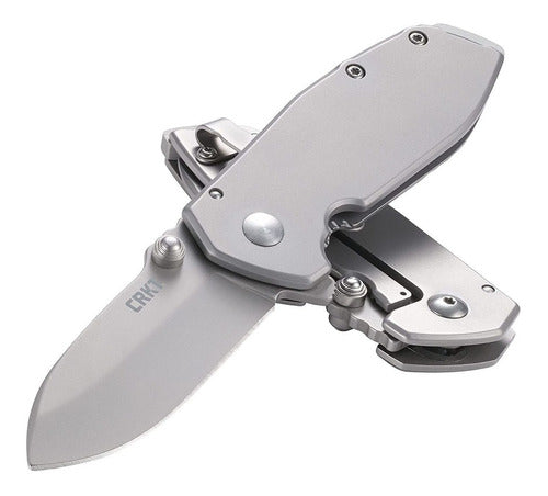 Navaja De Bolsillo Plegable Edc Crkt - Silver Stonewash 2... 2