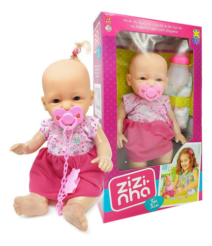 CompraHoy Bebe Real Muñeco Zizinha Modelo 1, Accesorios 12699 0