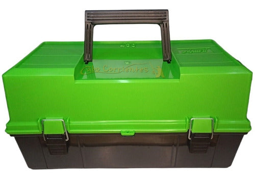 Mauri 430 L Fishing Organizer Box with 2 Foldable Trays 25