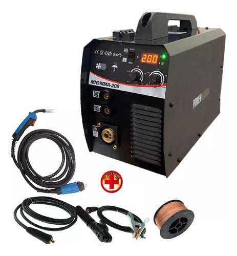 PowerForce 2 In 1 MIG And Electrode 200 Amp With Or Without Gas 0