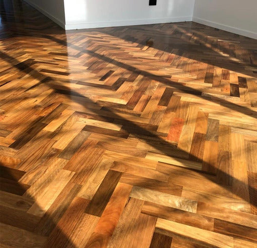 Pinotea Viraro Damero Parquet Polished and Finished Wood Flooring Restoration 0