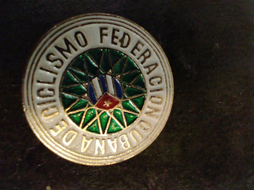 Antiguo Pin Federacion Cubana De Ciclismo 0