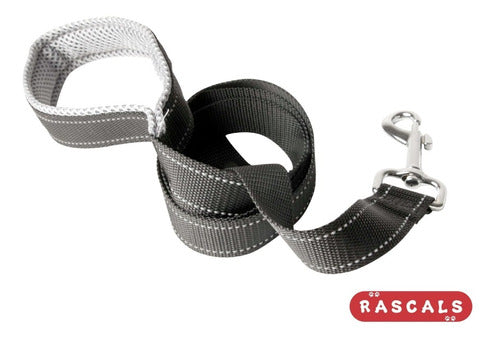 Rascals Reflective Medium Dog Leash and Harness Set 1