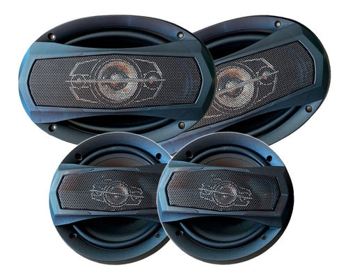 XLINE Premium 6x9 and 6 Inch Car Speaker Set 0