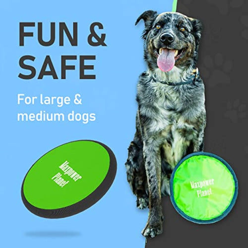 Maxpower Planet Paquete De 2 Frisbee Para Perros, 3