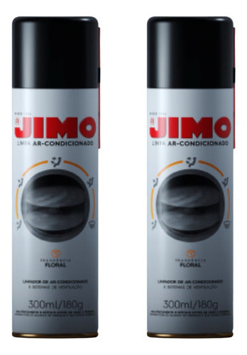 Kit 2 Limpa Ar-condicionado Automotivo Carro Aero 300ml Jimo 0