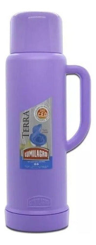 Lumilagro Terra Pastel Colored Cebador Thermos 3