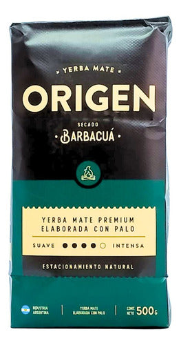 Origen Yerba Mate Barbacúa 12 X 500 Gr - Con Palo 0