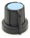 5 Sky Blue 17mm X 14mm Splined Shaft Potentiometer Knobs 0