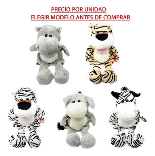 ATRAPACUENTOS Titere Mano Peluche Animales X1 Patas Largas Granja Selva 7