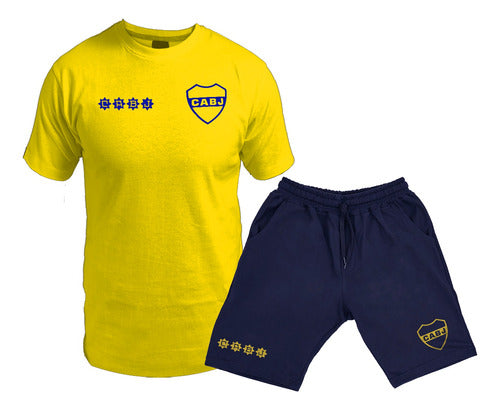 Boca Juniors 01 T-Shirt and Shorts Set 1