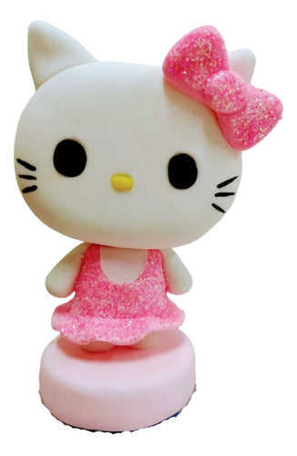 Hello Kitty Ballerina Cake Topper - Porcelain Cold Clay Decoration 0