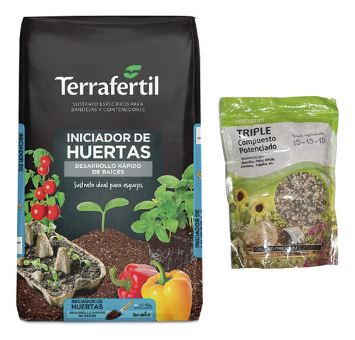 Huertas 10L Starter Substrate with Triple 15 1kg 0
