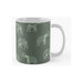 Taza Dark Sage Green Indian Elephants Calidad Premium 0