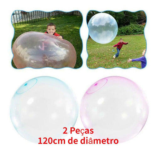 Bola Bubble Ball Grande Incrível Bolha Mágica 120cm 0