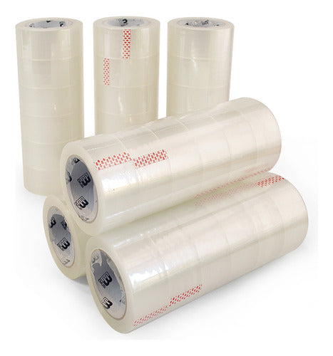 EMUBI Packing Tape X 6 Units 100m X 48mm - 45 Microns 4