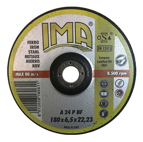 IMA Industrial 7'' Grinding Discs - 180x6.5x22.23 0