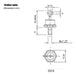 4 Diodos Rectificador 50a 1200v Catodo/rosca M8x1.25 50hf120 2