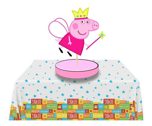 Sakura Artesania Peppa Pig Centro De Mesa Decoración 0