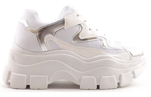 Kate Kuba Soul Women's Platform Sneakers - Comfortable White Shoes 4