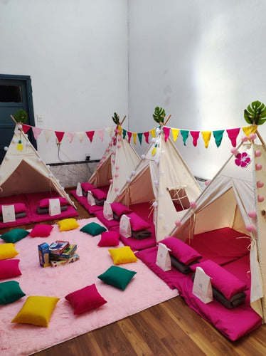 Pijamadas, Alquiler De Tipis, Carpa Infantil, Juegos 1