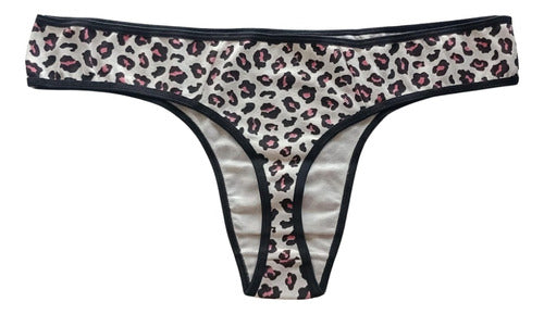 Cotton Plus Size Thong 62/64 Special Print 128