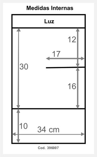 Botiquin Primeros Auxilios Una Puerta Y Luz 41x60x11 1