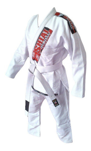 Shiai Jiu Jitsu Kimono Mediano Tokaido Tramado Bjj Jacket 4