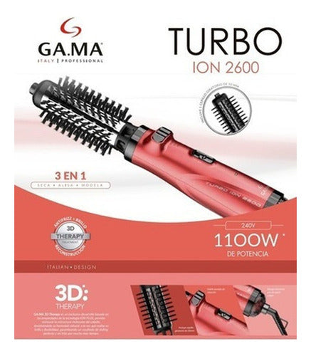 GA.MA Turbo 2600 Professional 1100W Rotating Dryer Brush 4