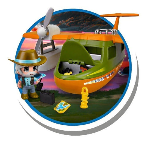 Pinypon Action Wild Waterplane Figure Accs Original Lelab 3