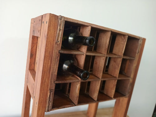 Mixdeco Vintage Wine Cellar / Wood and Metal 12 Bottle Unit 3