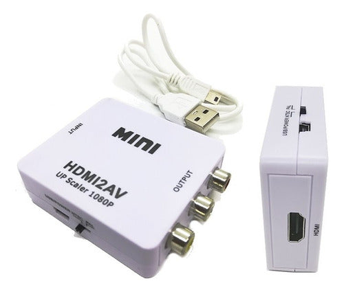 HDMI2AV Convertidor Conversor Adaptador RCA Sonido A HDMI Tucuman 0