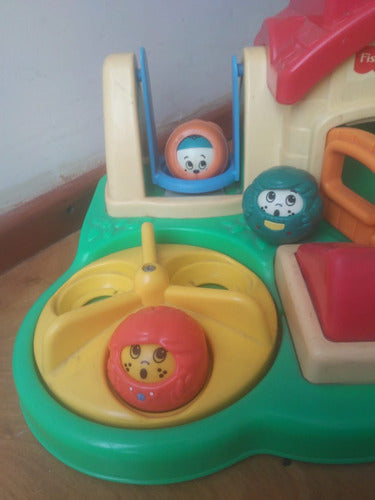 Isla De Juegos Y 3 Personajes Bolitas Fisher Price 1