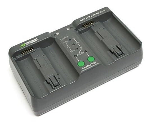 Wasabi Power Dual Battery Charger for Nikon MH26 MH26A 0