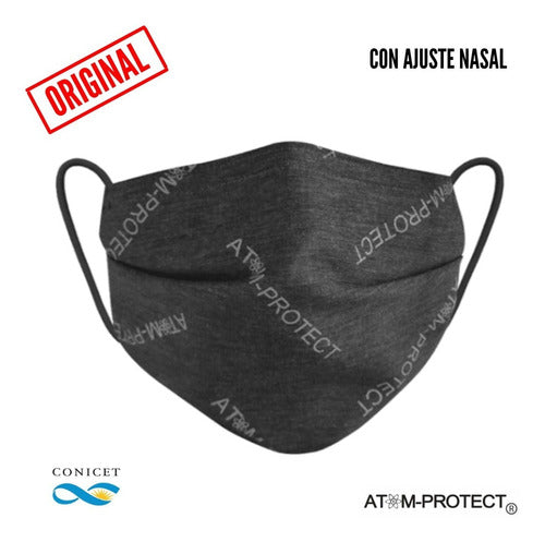 Atom-Protect Black Edition Mask with Nasal Adjustment x1U 1