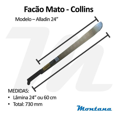 Facão Mato Afiado Legitimus 24 Polegadas - 75cm 3